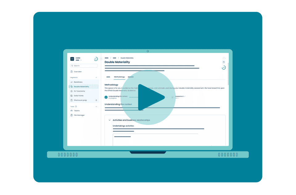 Image: Double Materiality | CSRD | Simplify ESG Reporting