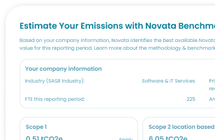Image: Sustainability Benchmarks & Proxy Data | Novata