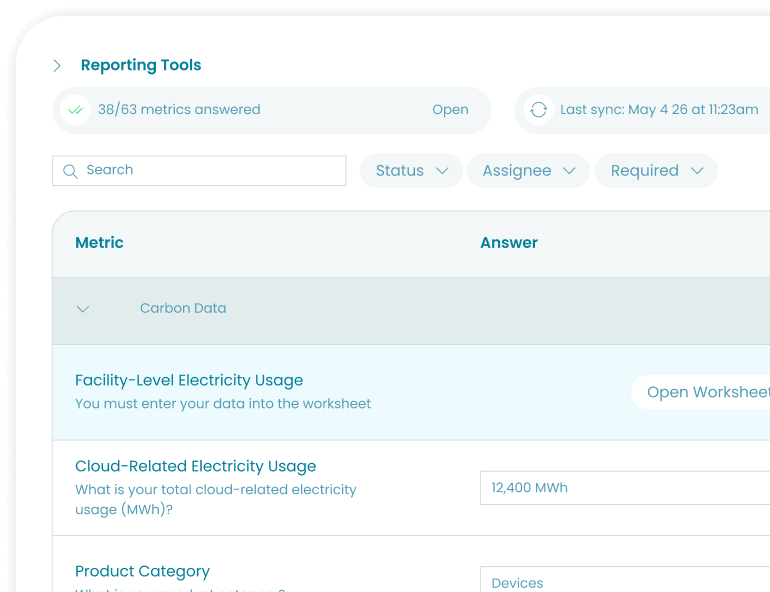 Image: Novata for Supply Chains