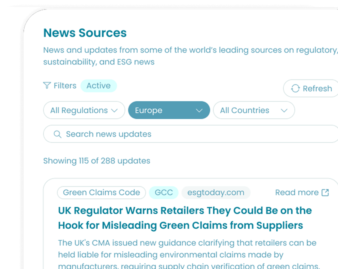 Image: Sustainability Regulations And Compliance | Novata